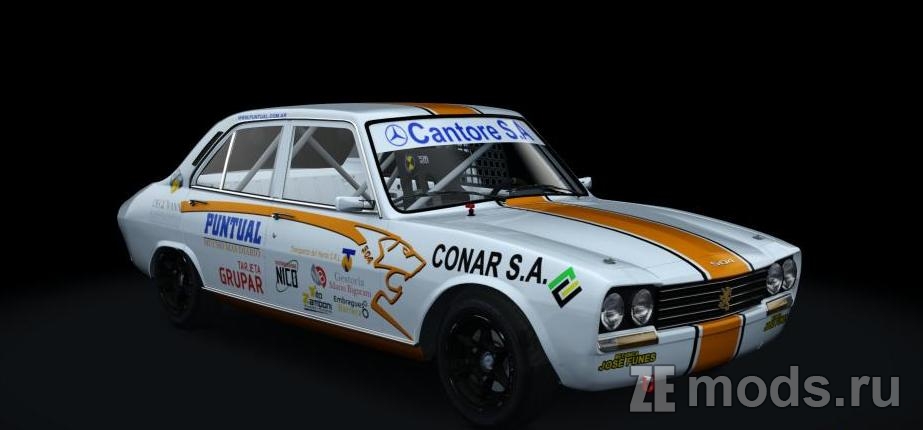 Мод Автомобиль Peugeot 504 (1.0) для Assetto Corsa