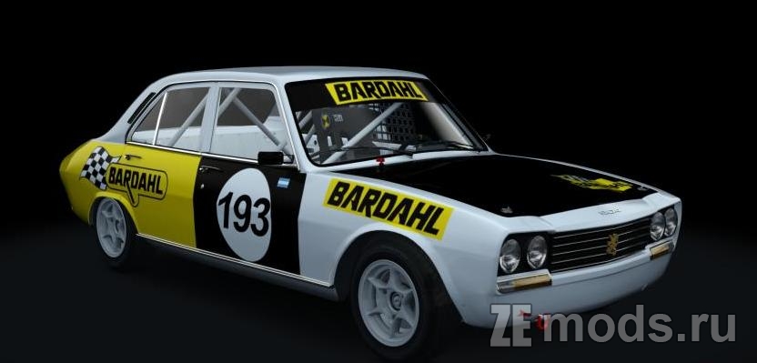 Мод Автомобиль Peugeot 504 (1.0) для Assetto Corsa