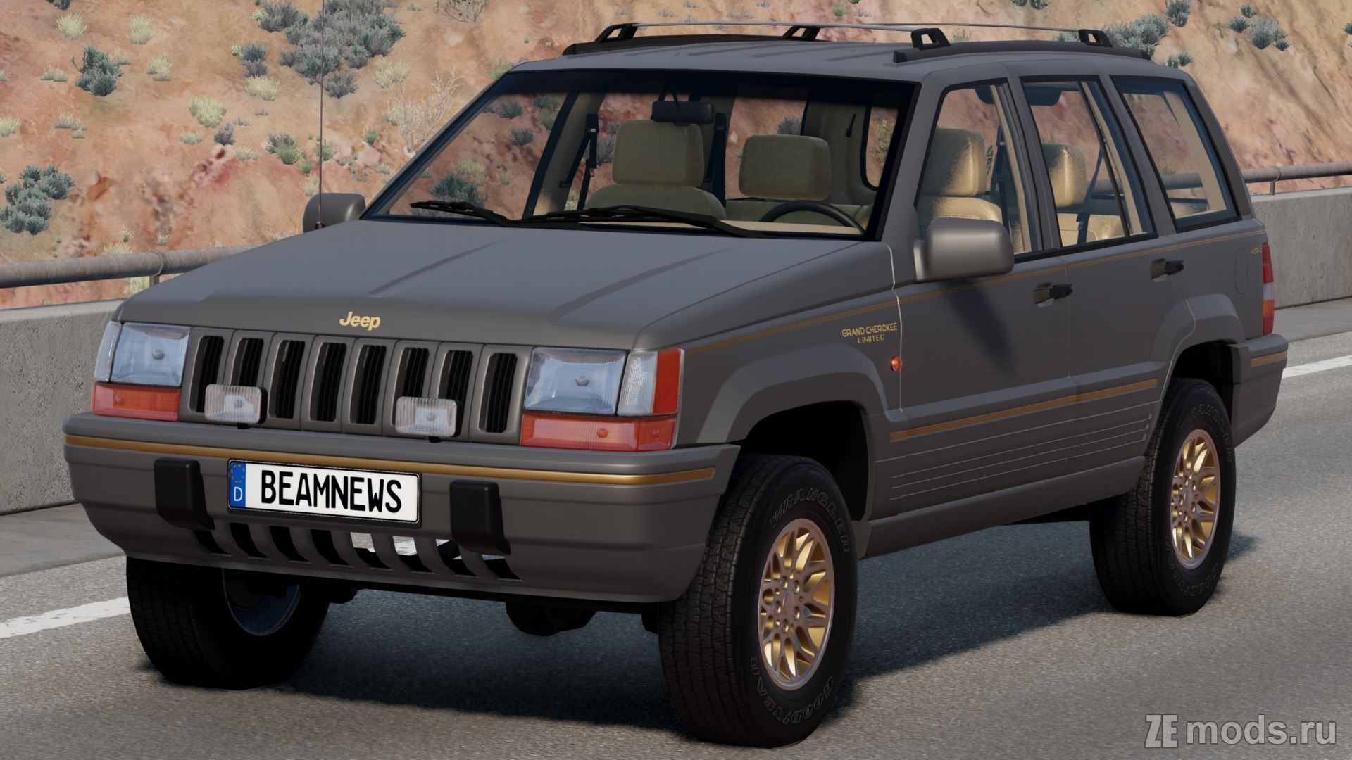 Мод Jeep Grand Cherokee ZJ для BeamNG.drive