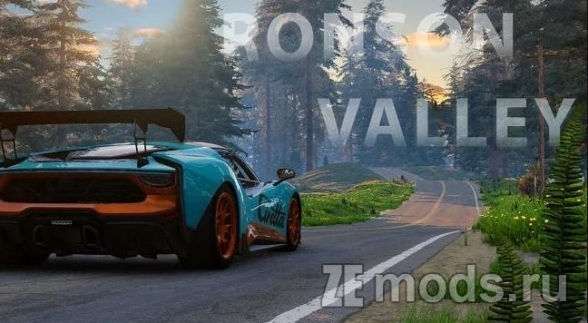 Ronson Valley (Долина Ронсон) (1.0) для BeamNG.Drive