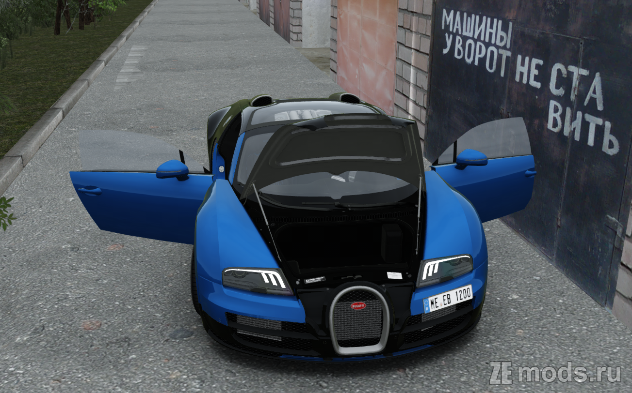 Мод Bugatti Veyron 16.4 Grand Sport Vitesse ’12 v2.0 для Assetto Corsa