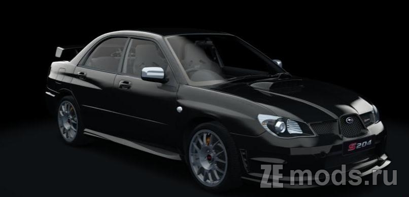 Мод Subaru Impreza S204 2006 (1.0) для Assetto Corsa