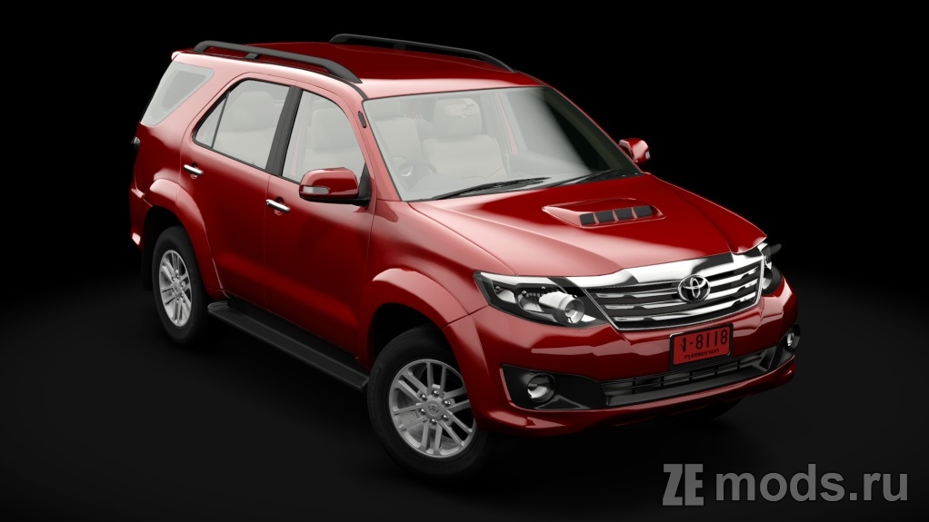 Мод Toyota Fortuner 2013 Factory для Assetto Corsa