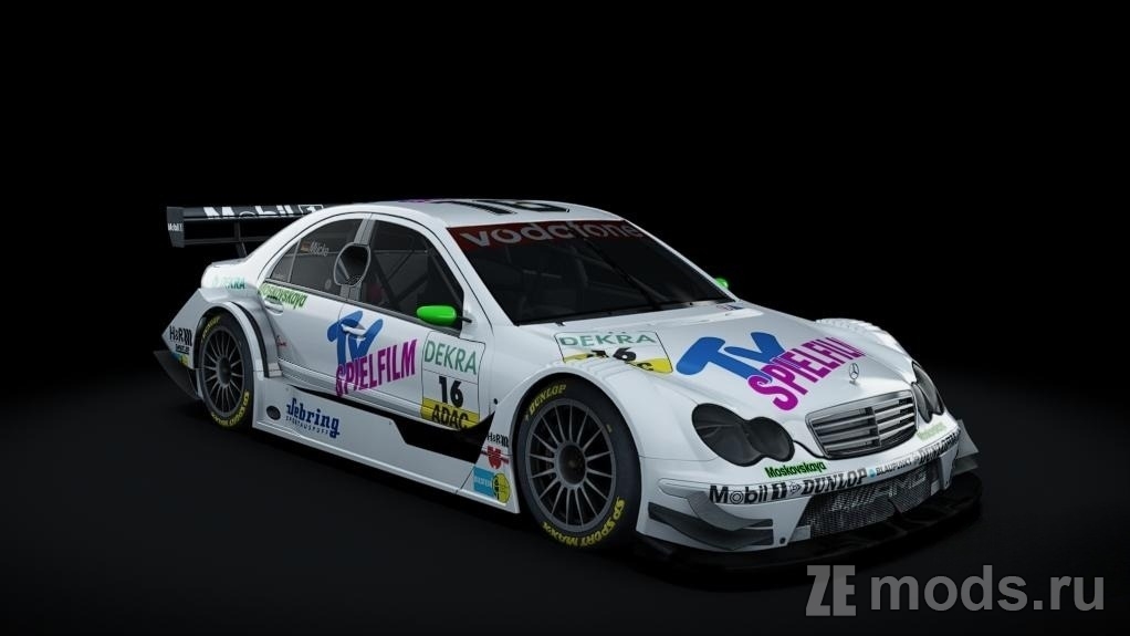 Мод Mercedes C-Class DTM 2005 (1.0.1) для Assetto Corsa