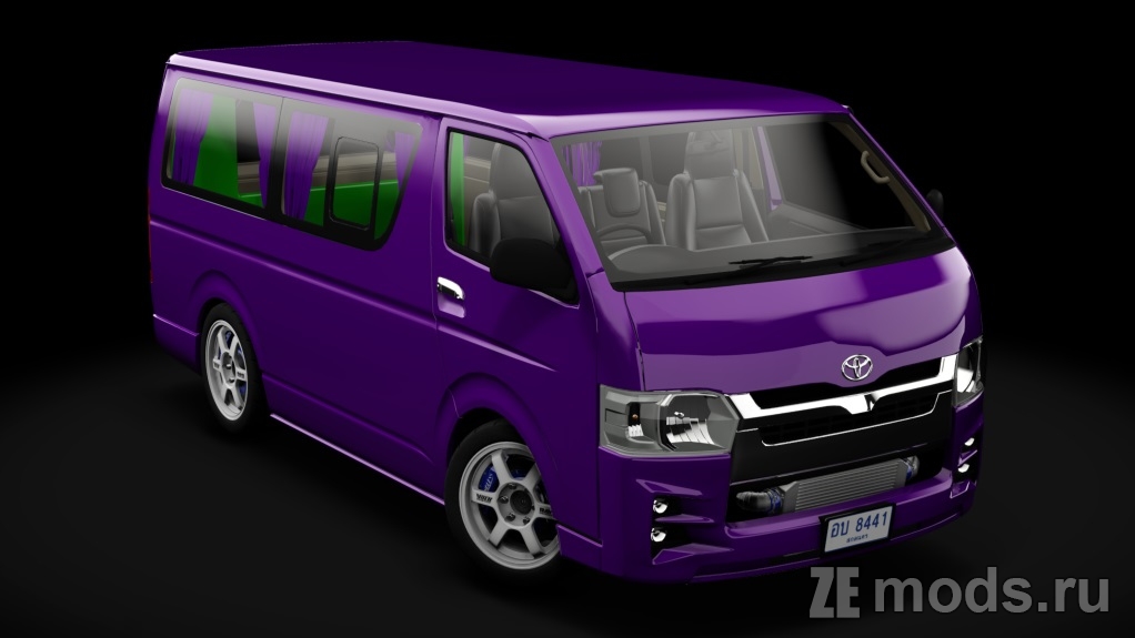 Мод Toyota Hiace 2013 Zing (1.0) для Assetto Corsa