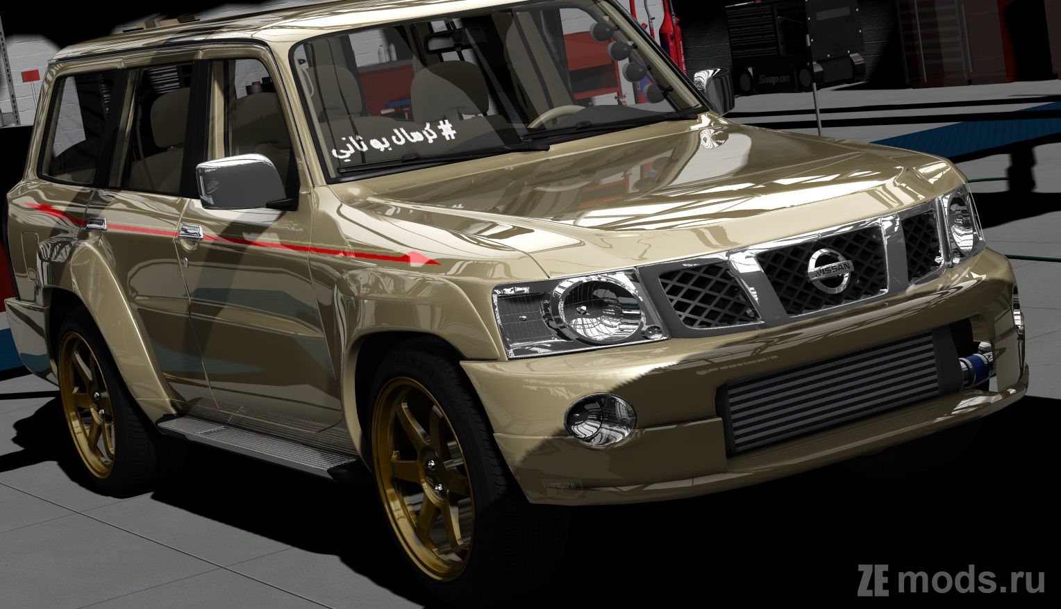 Мод Nissan Patrol Turbo Flakka (1.0) для Assetto Corsa