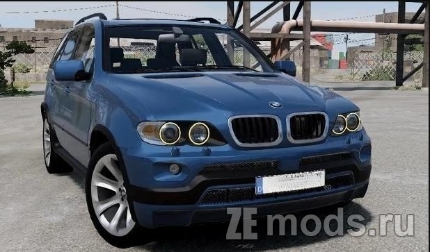 BMW X5 E53 (1.0) для BeamNG.drive (0.32.x)