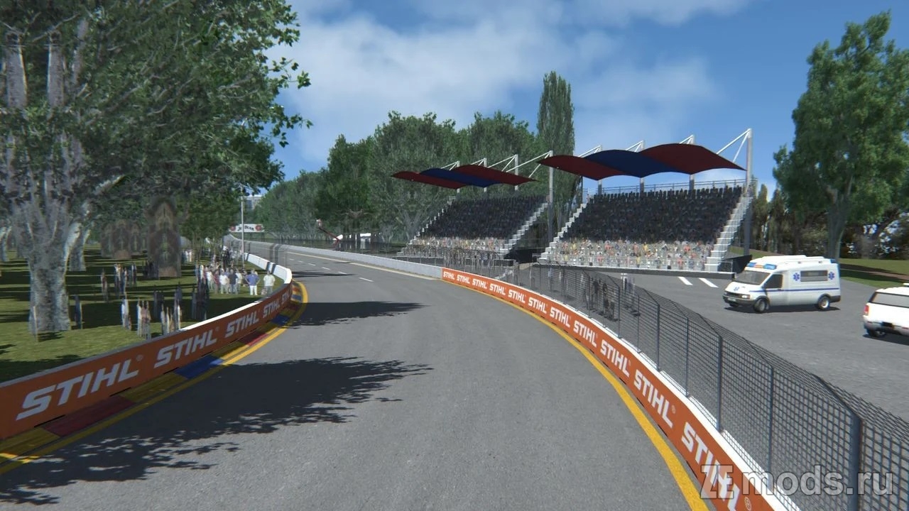 Карта Adelaide Clipsal 500 2011 by Tewie and Rainmaker (1.0) для Assetto Corsa