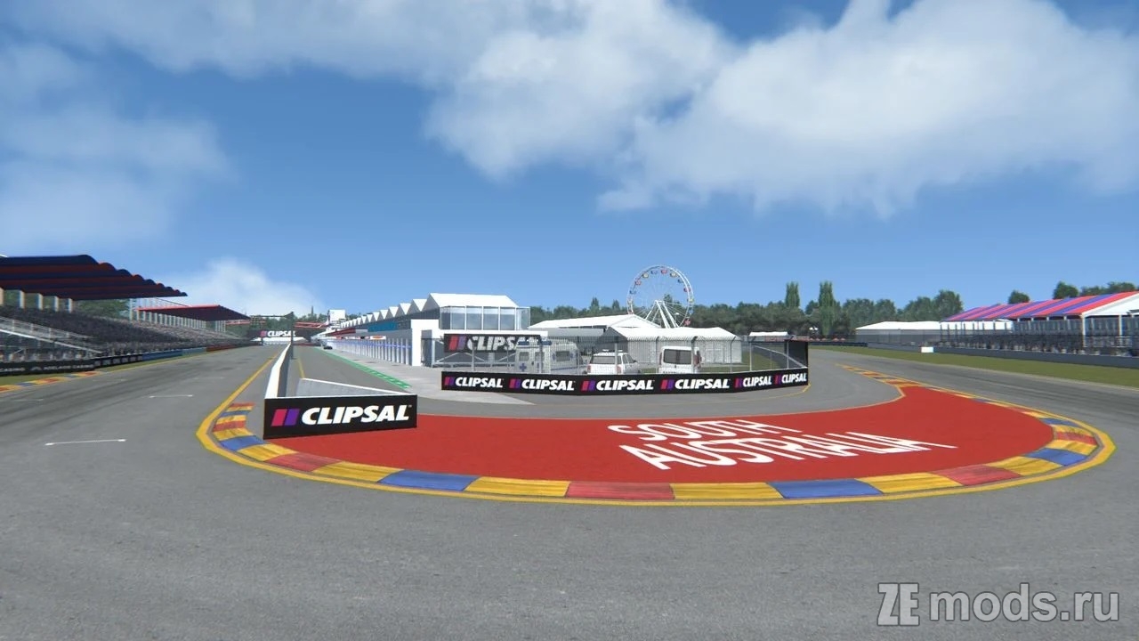 Карта Adelaide Clipsal 500 2011 by Tewie and Rainmaker (1.0) для Assetto Corsa