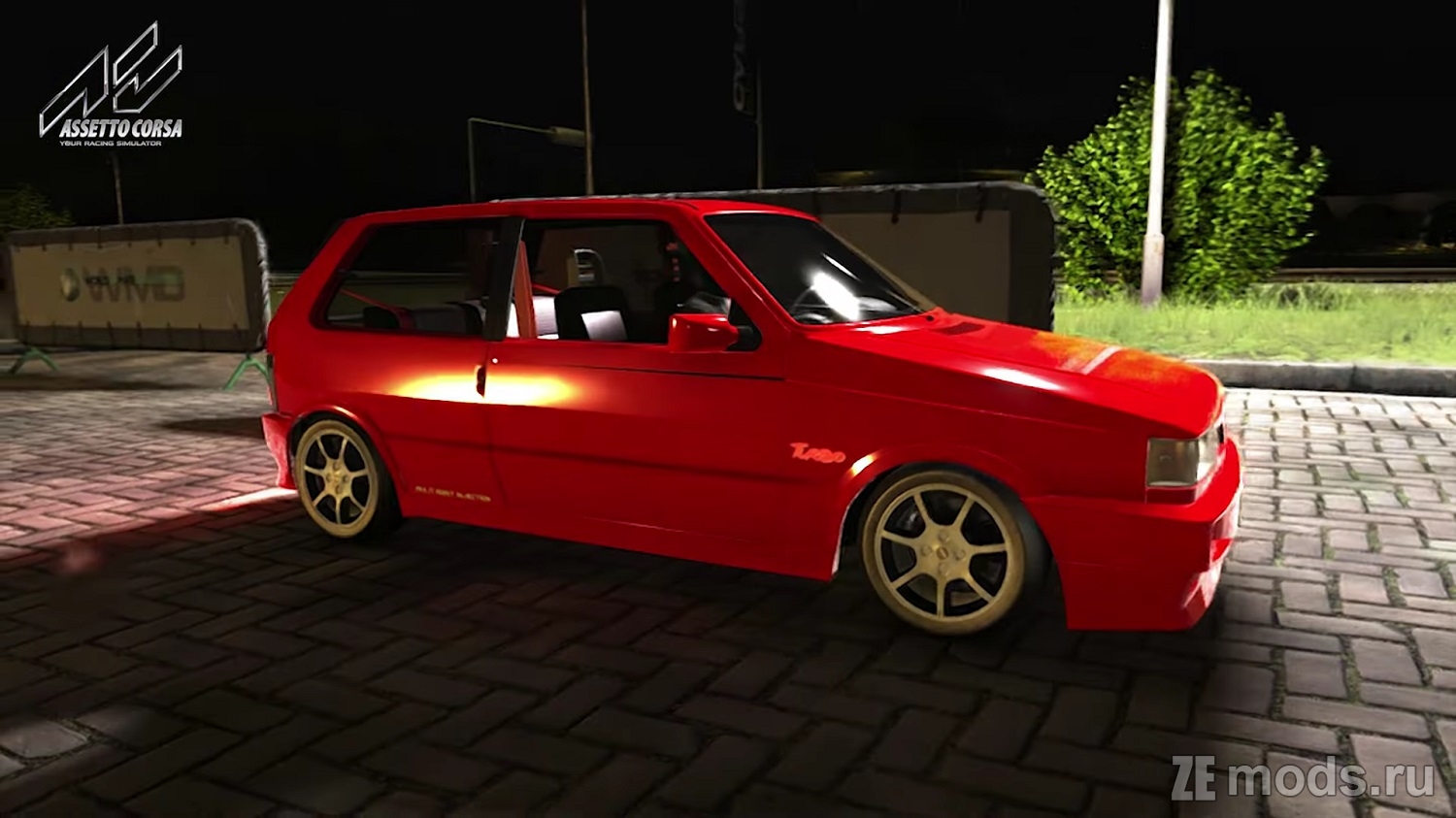 Мод Brazilian Fiat Uno Turbo i.e. 1994 (1.0) для Assetto Corsa