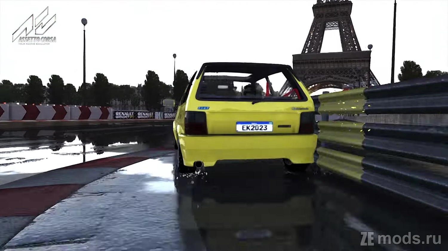 Мод Brazilian Fiat Uno Turbo i.e. 1994 (1.0) для Assetto Corsa