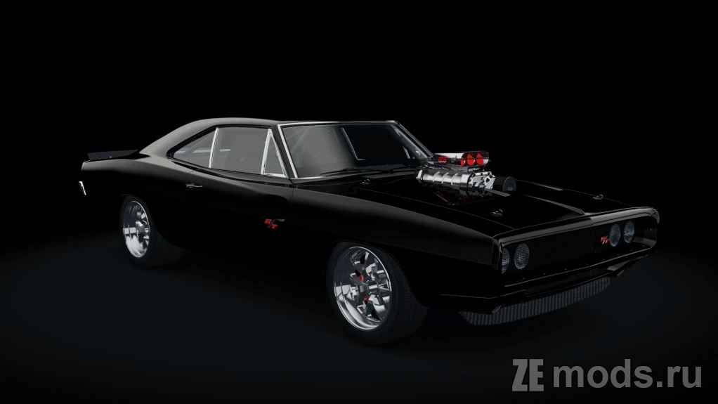 Мод Dodge Charger Fast & Furious 1970 для Assetto Corsa