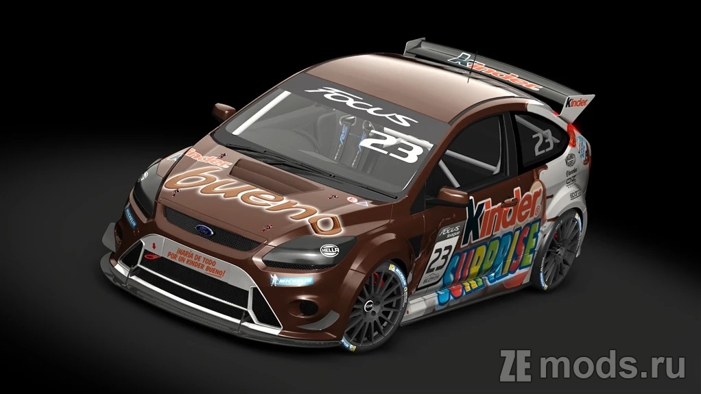 Мод Ford Focus RS MK2 (2.0) для Assetto Corsa