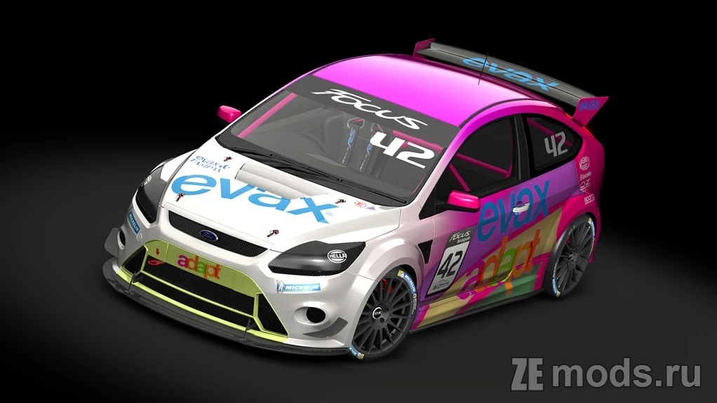 Мод Ford Focus RS MK2 (2.0) для Assetto Corsa