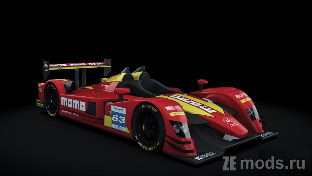 Мод Mistral M531 LMP2 для Assetto Corsa