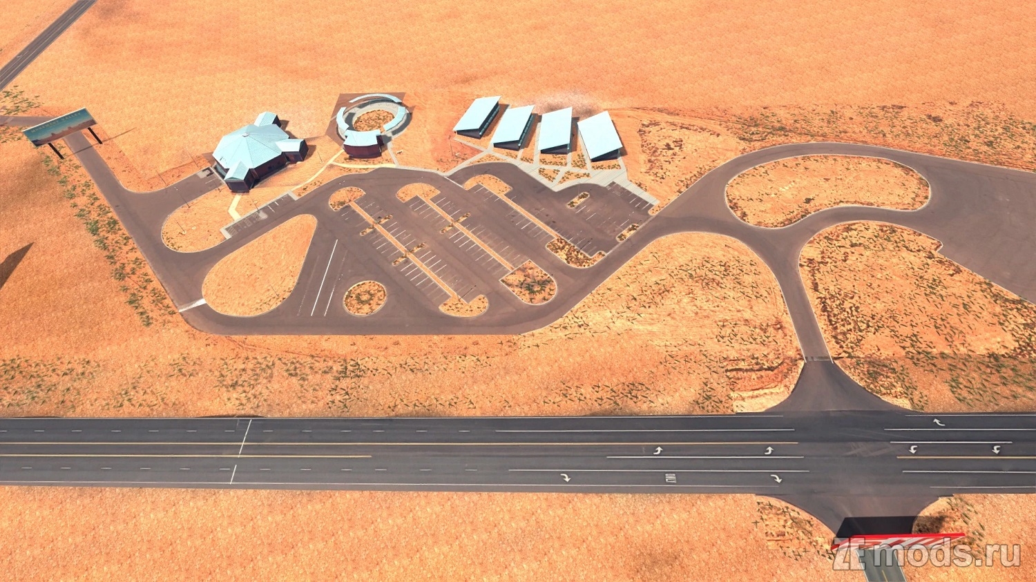 Карта "Monument Valley / DRAG & DRIFT 2 (long)" для Assetto Corsa