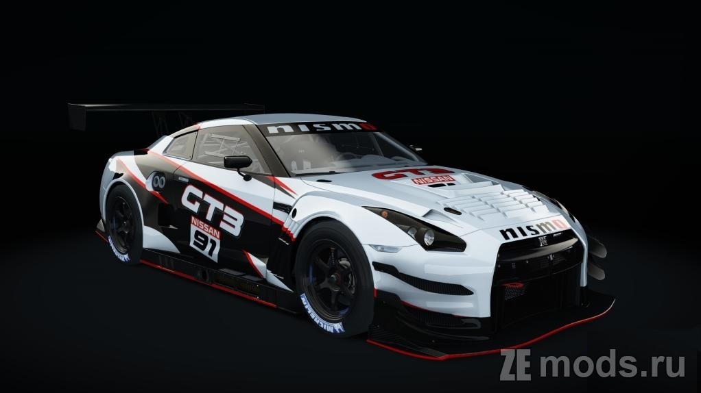 Мод Nissan GT-R GT3 Nov'Angel для Assetto Corsa