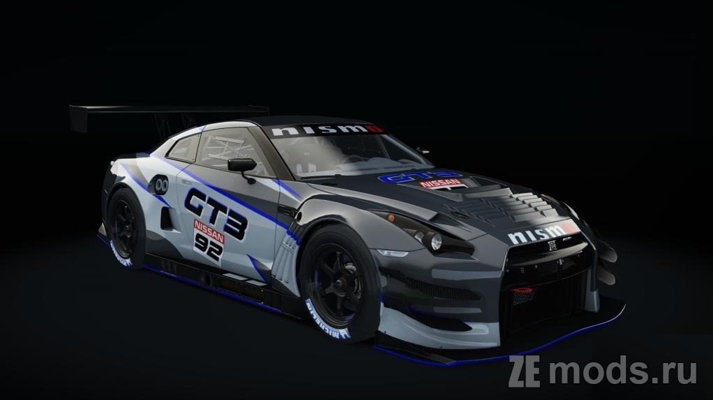 Мод Nissan GT-R GT3 Nov'Angel для Assetto Corsa