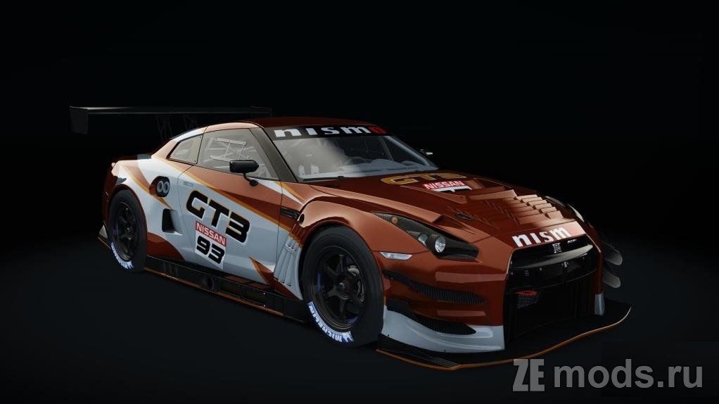 Мод Nissan GT-R GT3 Nov'Angel для Assetto Corsa