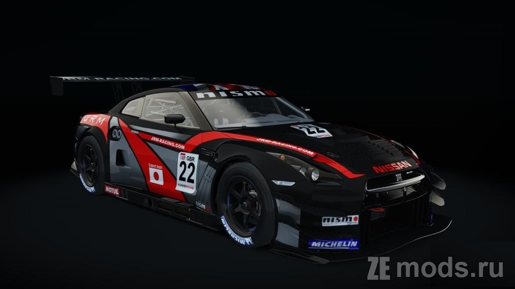 Мод Nissan GT-R GT3 Nov'Angel для Assetto Corsa