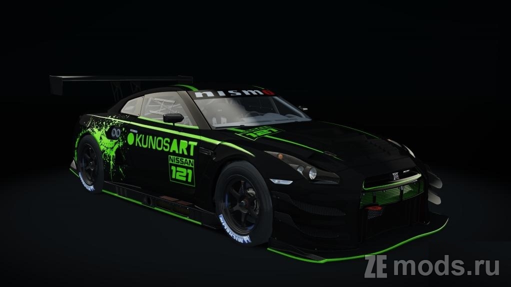 Мод Nissan GT-R GT3 Nov'Angel для Assetto Corsa