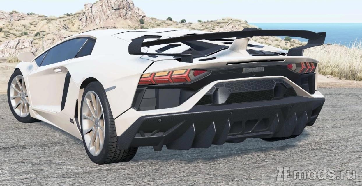 Lamborghini Aventador SVJ 2019 для BeamNG.Drive (0.32)