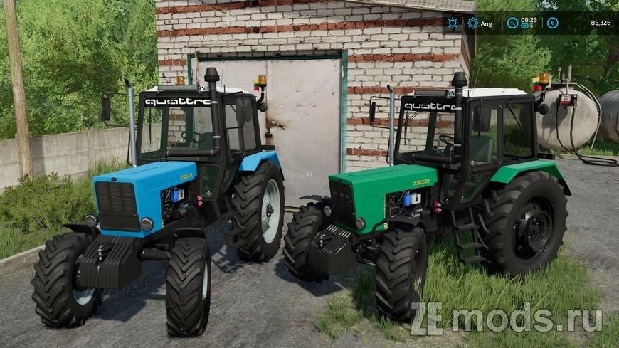 Трактор MTZ (Belarus) 82.1 Turbo v1.0 для Farming Simulator 22