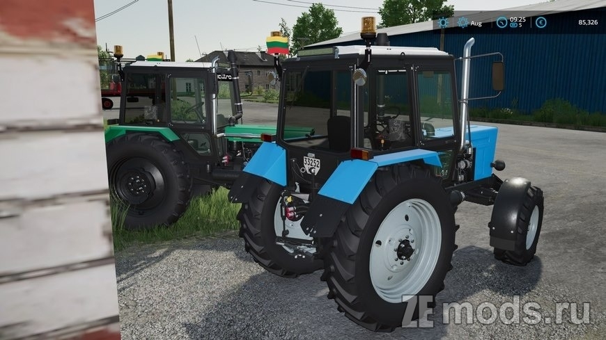 Мод Трактор MTZ (Belarus) 82.1 Turbo v1.0 для Farming Simulator 22