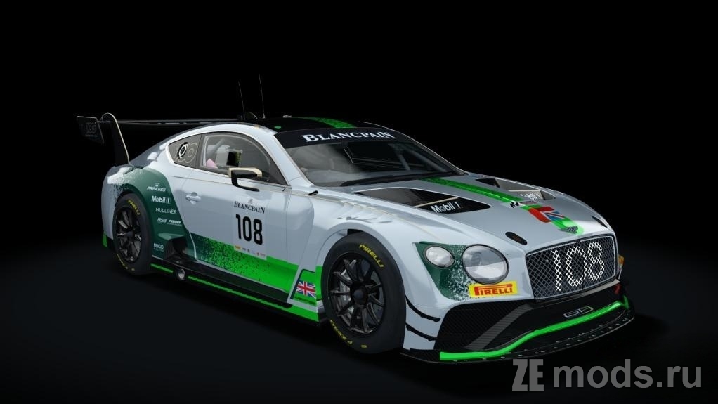 Bentley Continental GT3 2019 Sprint (0.60) для Assetto Corsa