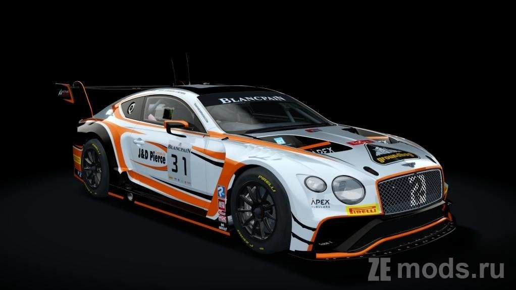 Мод Bentley Continental GT3 2019 Sprint (0.60) для Assetto Corsa