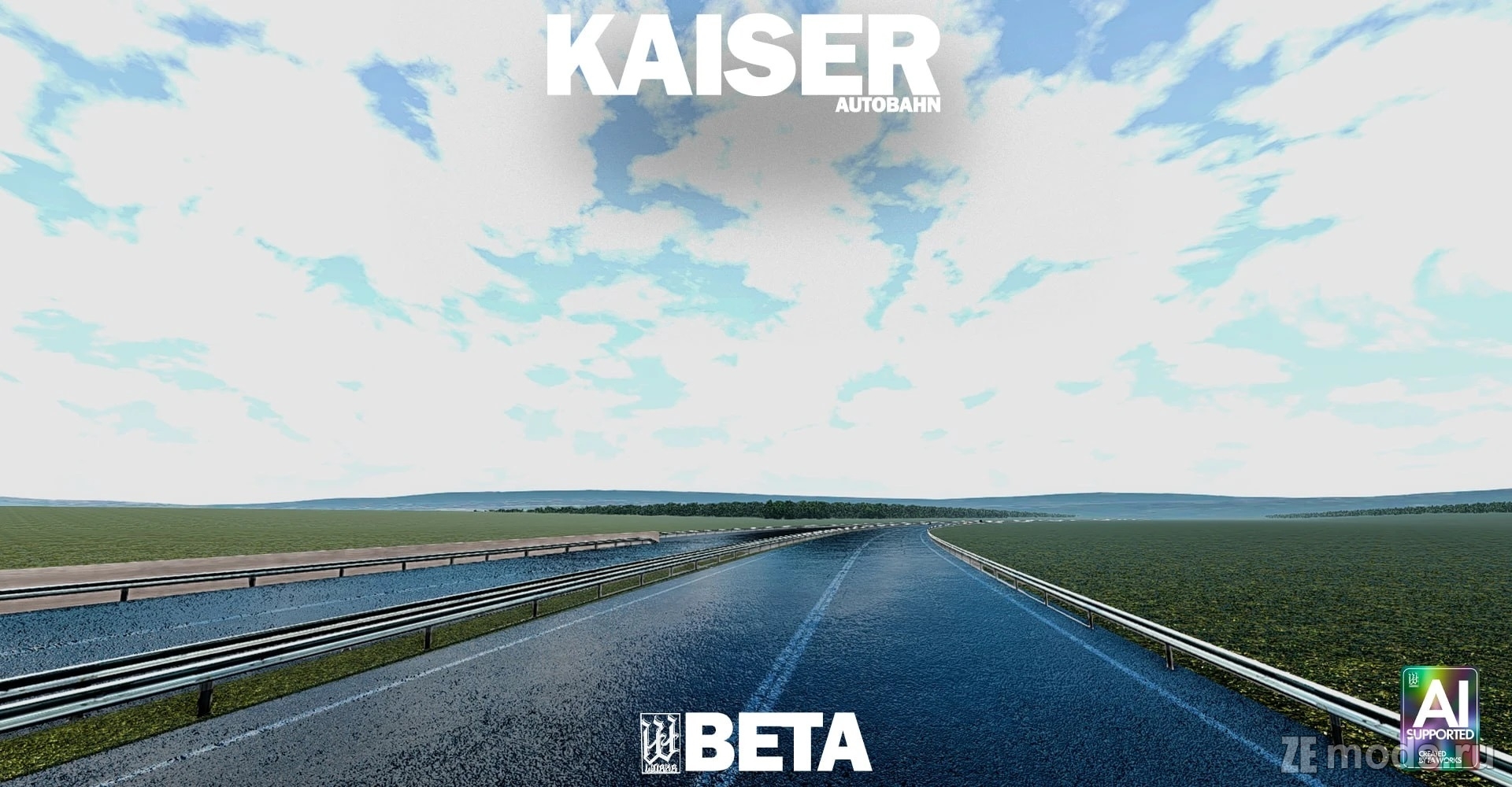 Карта FA Kaiser Autobahn для BeamNG.drive