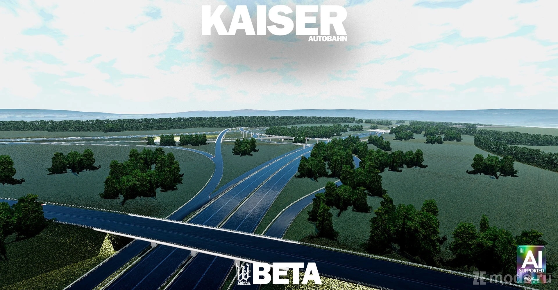 Карта "FA Kaiser Autobahn" для BeamNG.drive