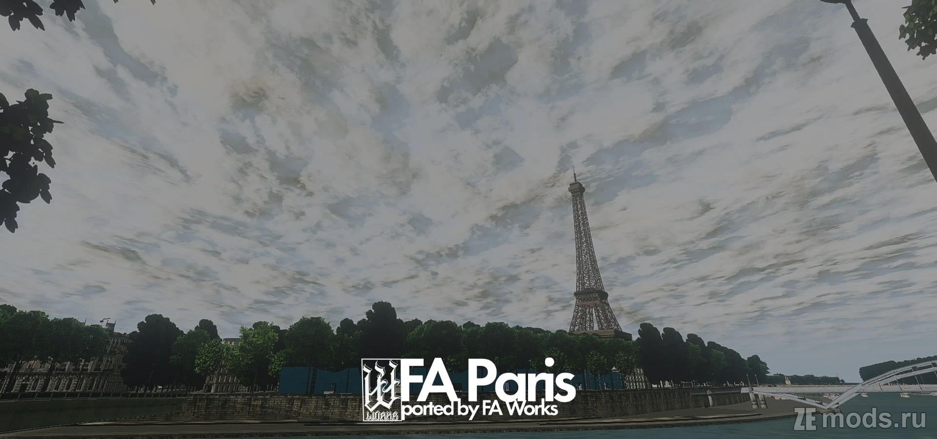 Карта "FA Works Paris" для BeamNG.drive