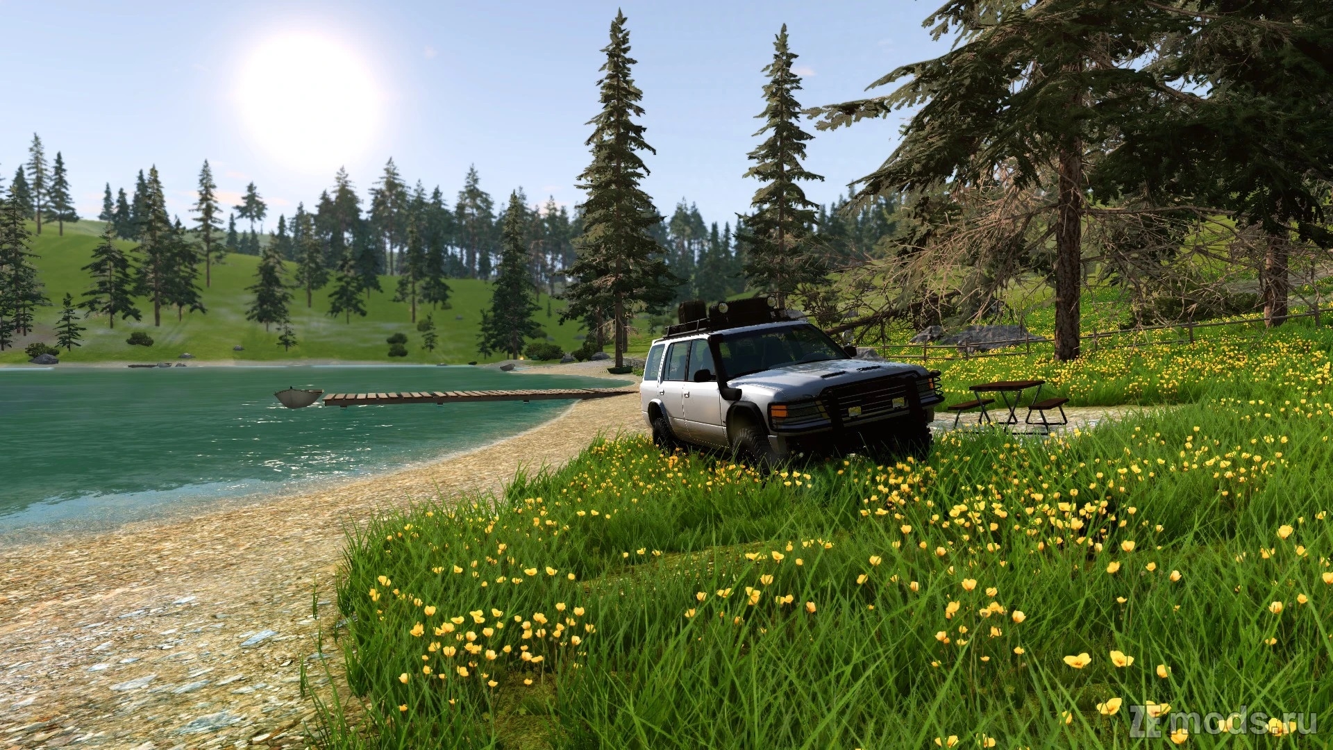 Карта Lake Trail (1.0) для BeamNG.drive