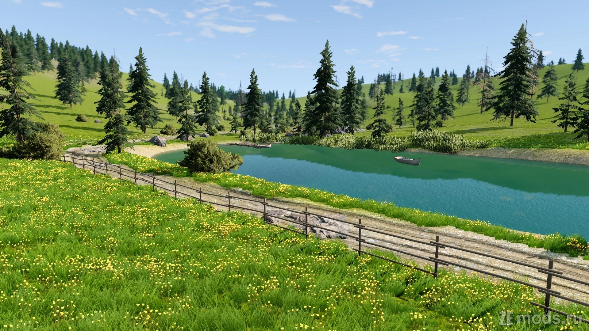 Карта Lake Trail (1.0) для BeamNG.drive