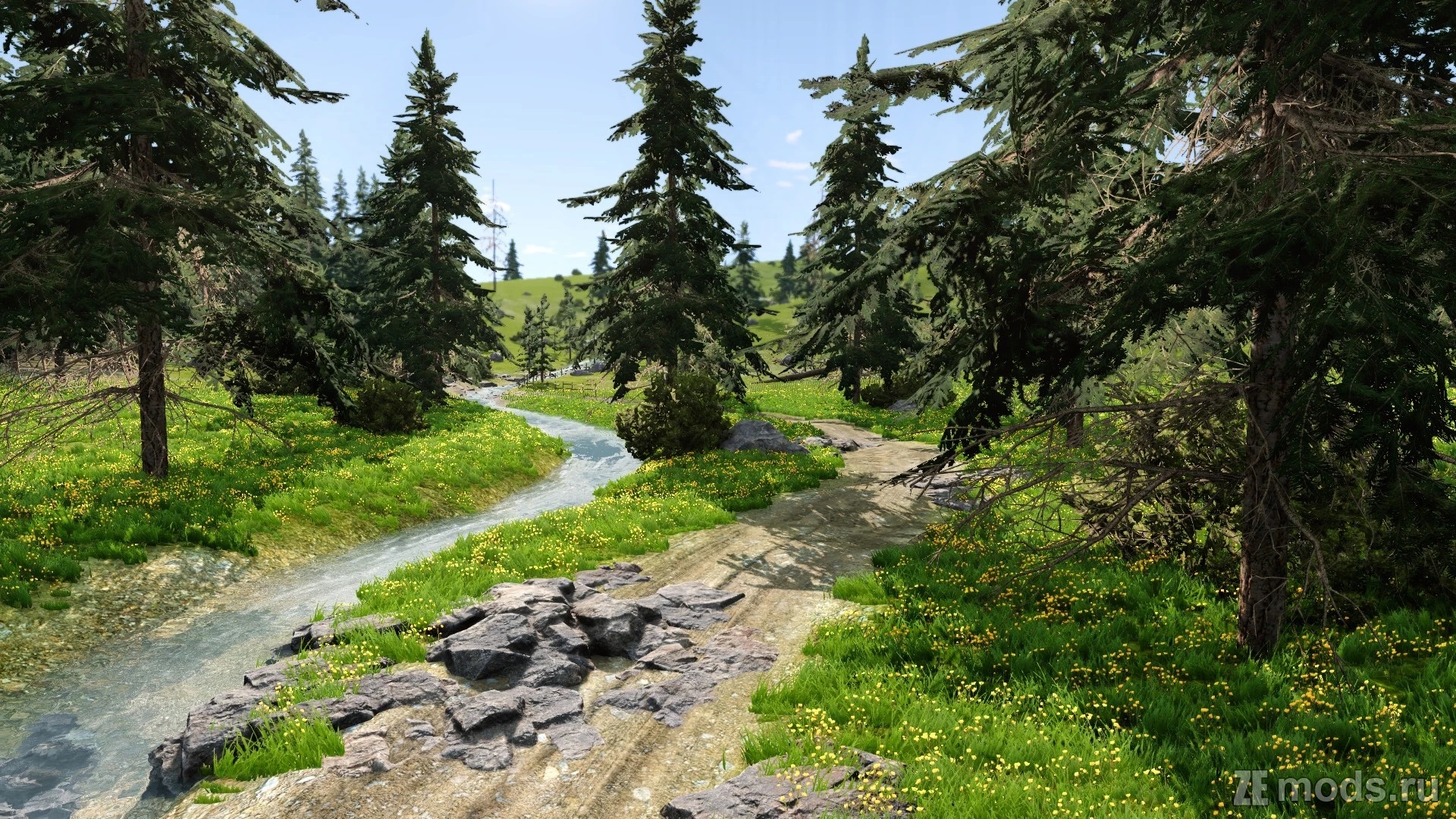 Карта Lake Trail (1.0) для BeamNG.drive