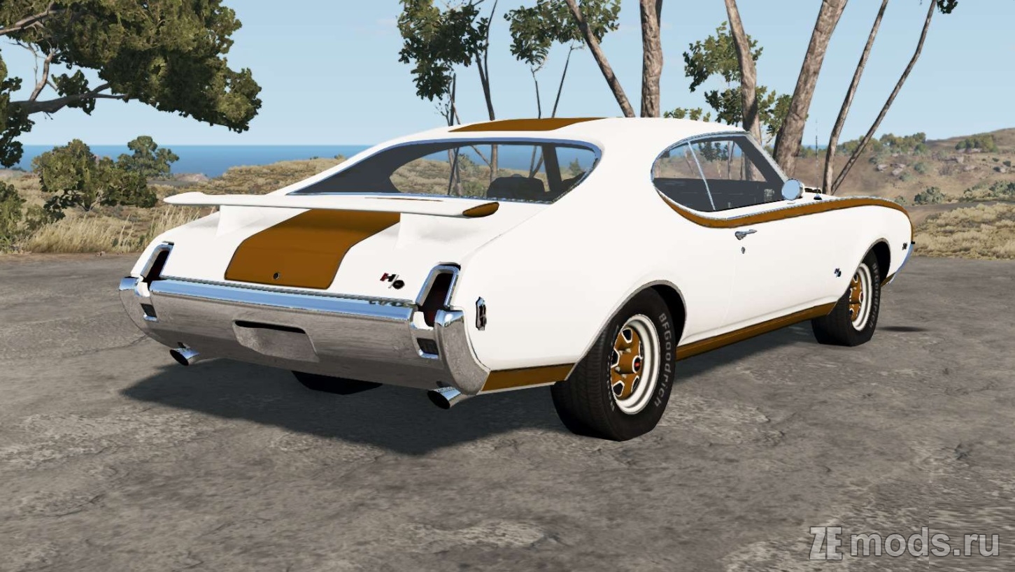 Мод Oldsmobile 442 Hurst holiday coupe (4487) 1969 для BeamNG Drive