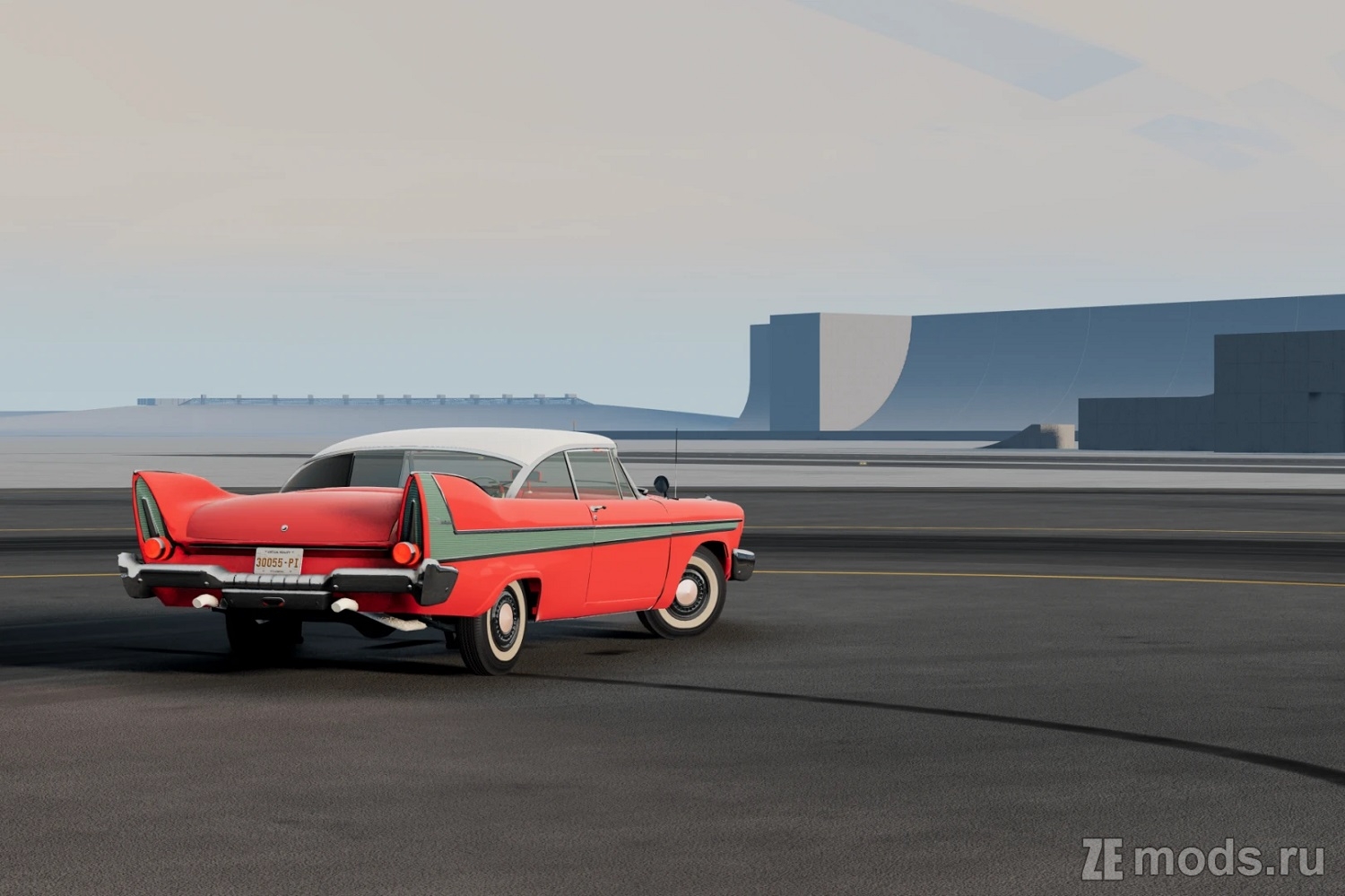 Мод Plymouth Fury 1958 "Christine" (0.2) для BeamNG.drive