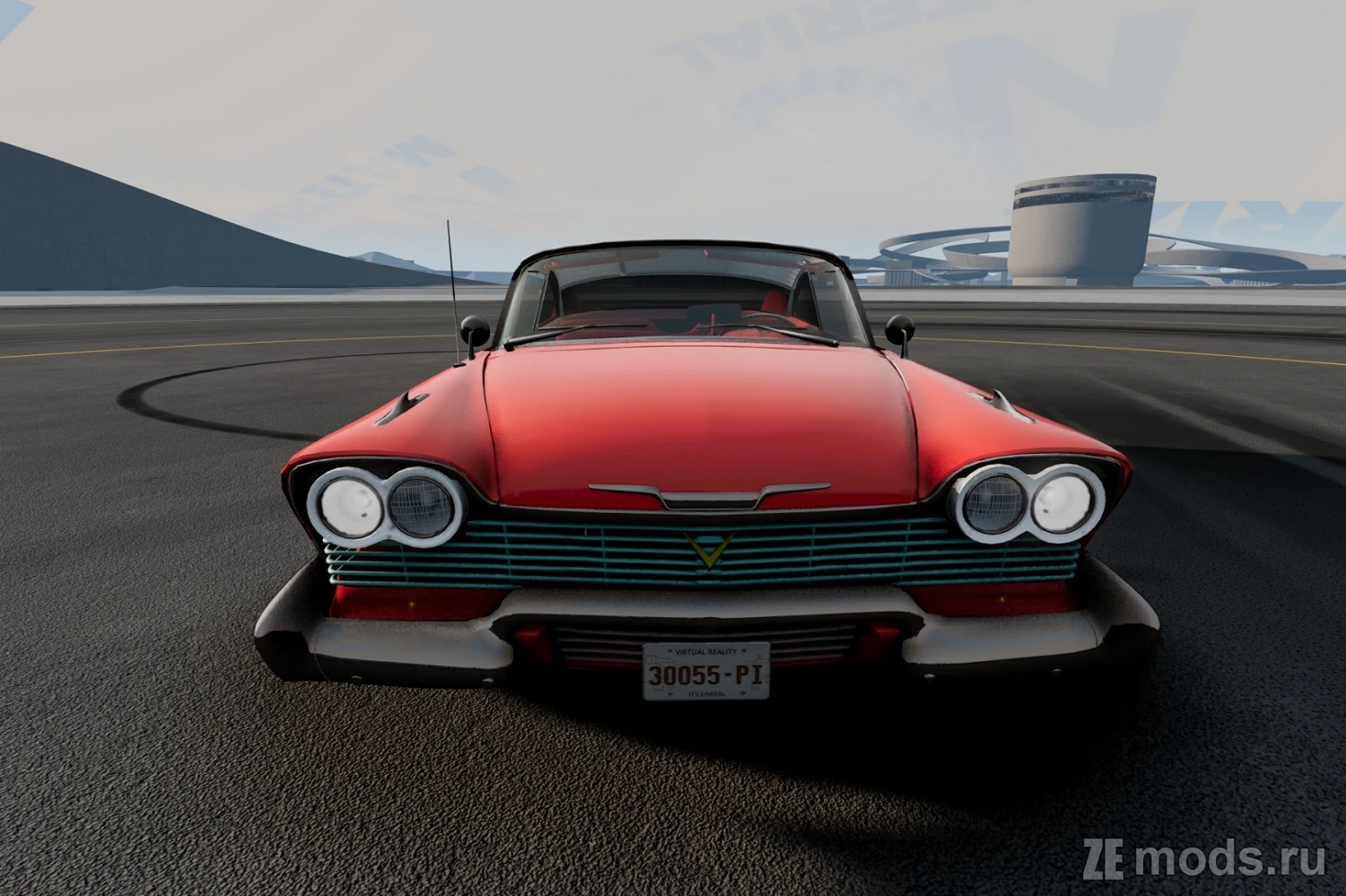 Мод Plymouth Fury 1958 "Christine" (0.2) для BeamNG.drive