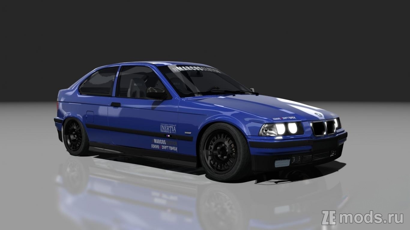 Мод BMW E36 Compact Eskuko (2.0) для Assetto Corsa