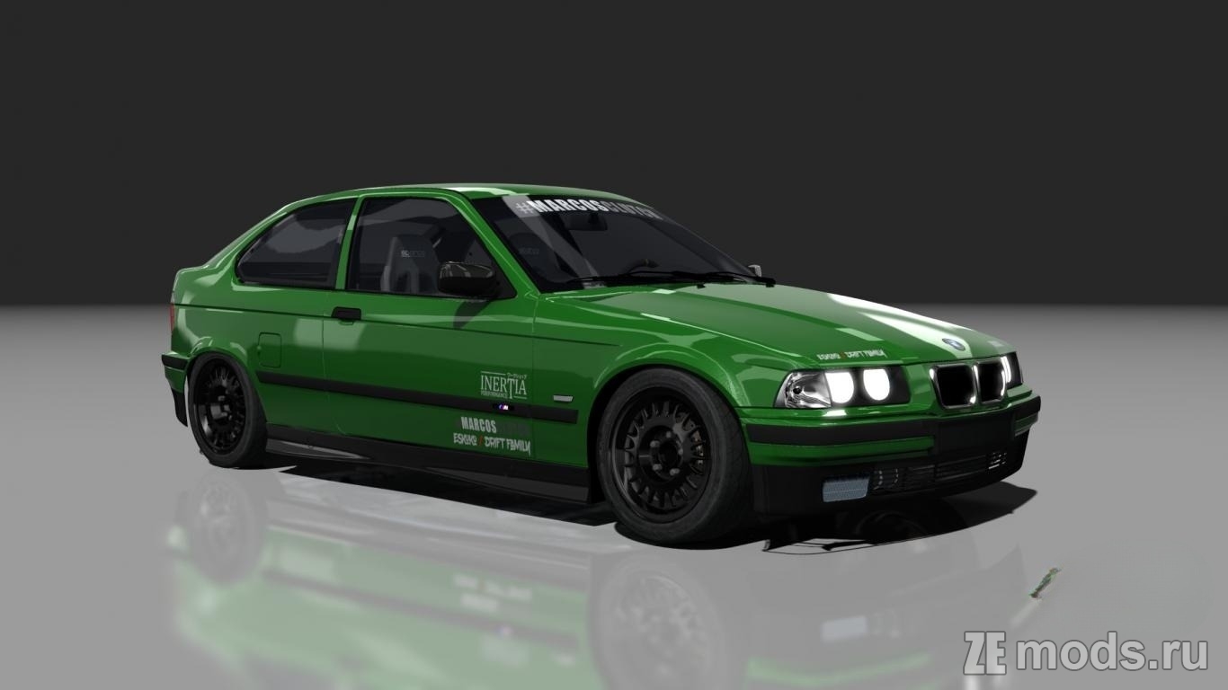 Мод BMW E36 Compact Eskuko (2.0) для Assetto Corsa