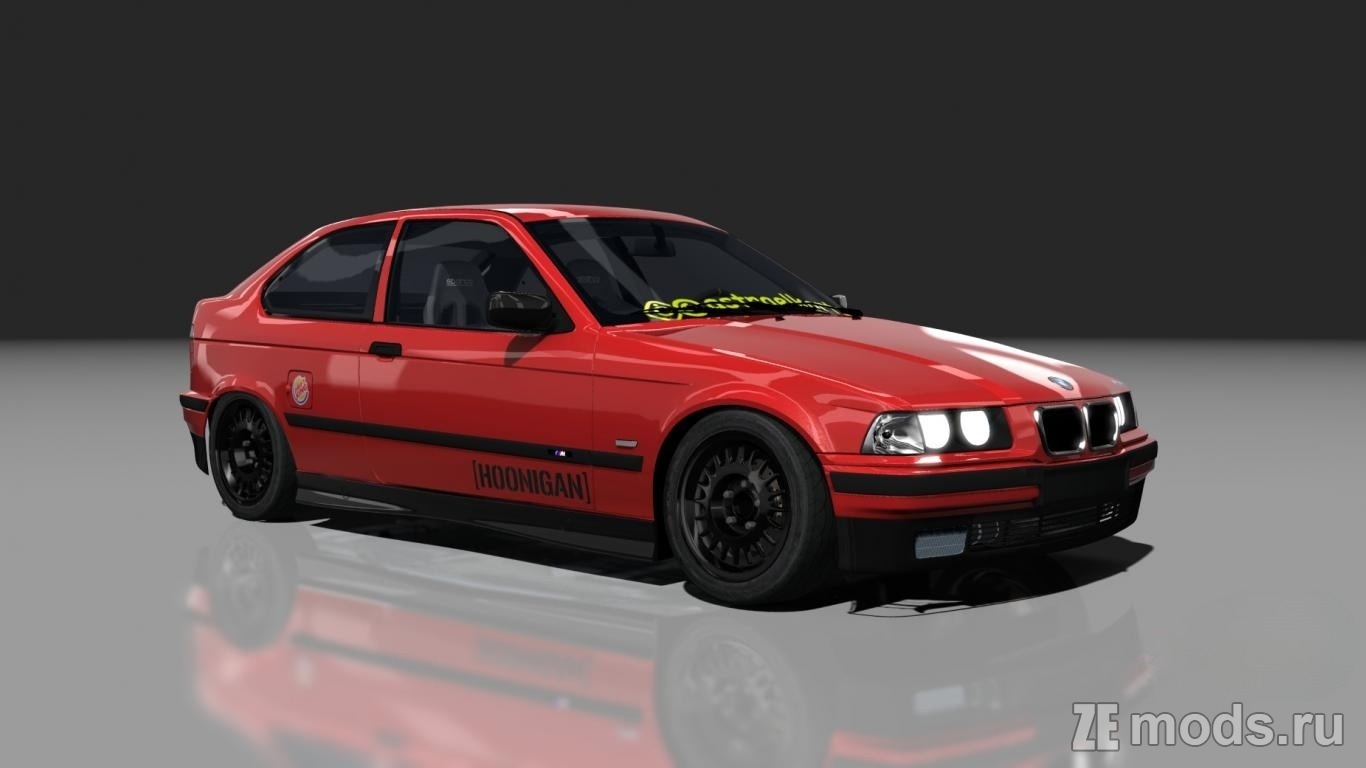 Мод BMW E36 Compact Eskuko (2.0) для Assetto Corsa