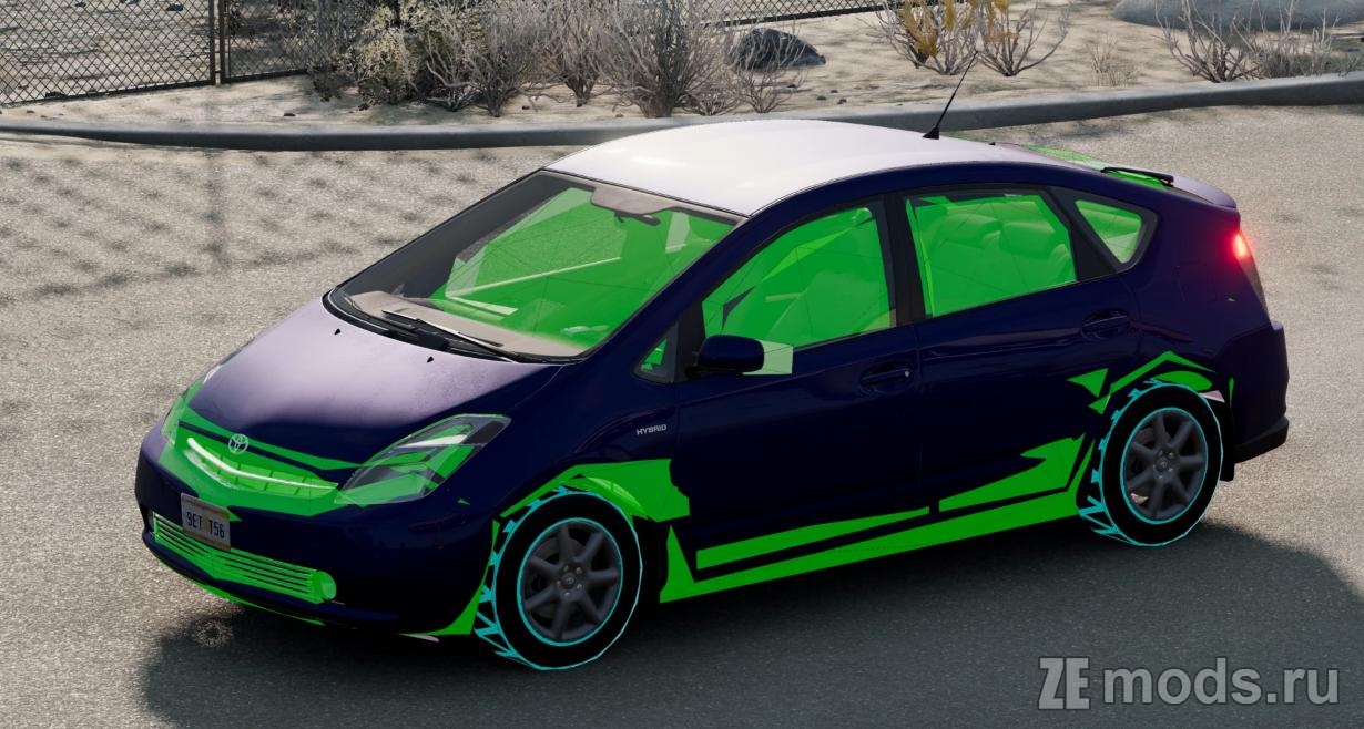 Мод Bonnie Gamer Prius (1.0) для BeamNG.Drive