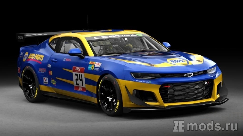 Мод Chevrolet Camaro GT4.R (1.1) для Assetto Corsa