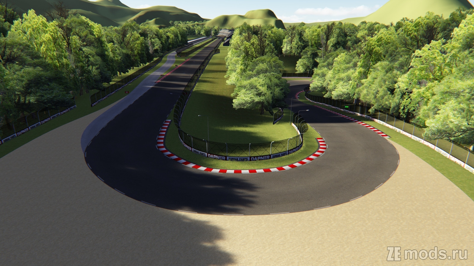 Мод Карта Deroni Circuit (0.411) для Assetto Corsa