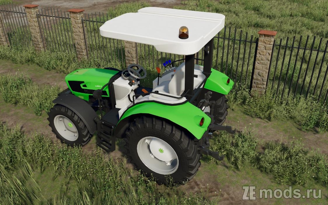 Скачать мод трактора Deutz Fahr 4080 (1.0) для Farming Simulator 22