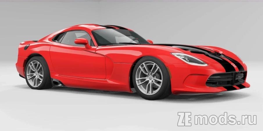 Мод DODGE VIPER SRT by TwiXeR (2.0) для BeamNG.Drive (0.23.x)