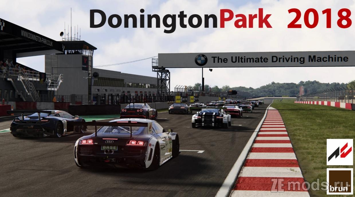 Карта Donington Park (2.02) для Assetto Corsa