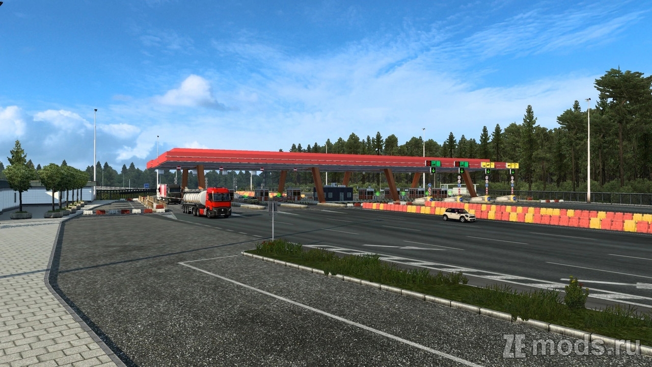 Карта "RusMap" для Euro Truck Simulator 2 (1.50)