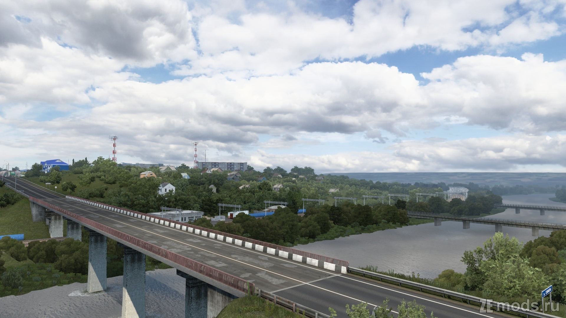 Карта "Volga Map" для Euro Truck Simulator 2 (1.50)